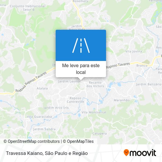 Travessa Kaiano mapa