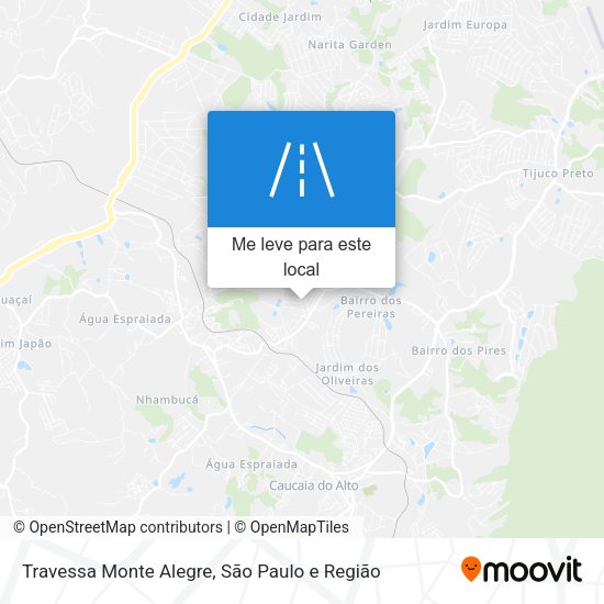 Travessa Monte Alegre mapa