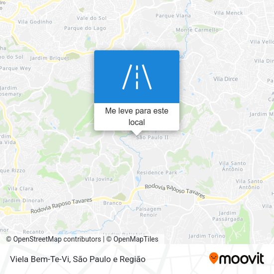 Viela Bem-Te-Vi mapa