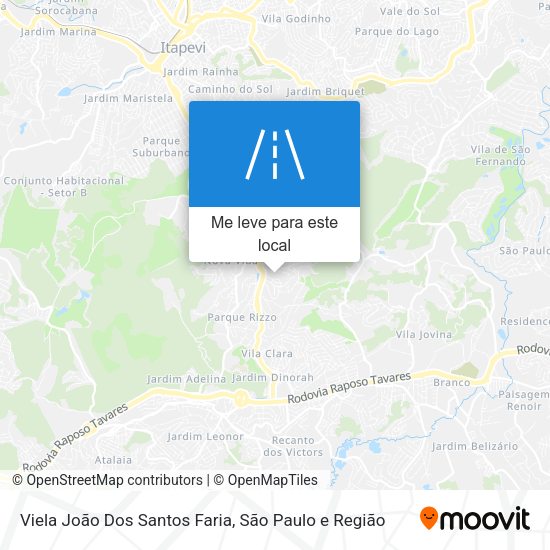 Viela João Dos Santos Faria mapa