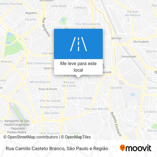 Rua Camilo Castelo Branco mapa