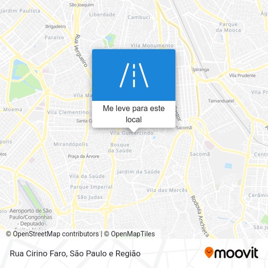Rua Cirino Faro mapa