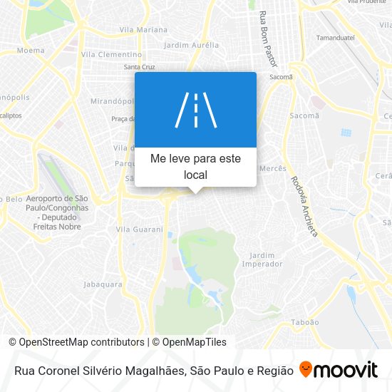 Rua Coronel Silvério Magalhães mapa