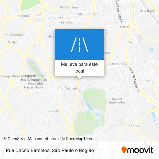 Rua Dirceu Barcelos mapa