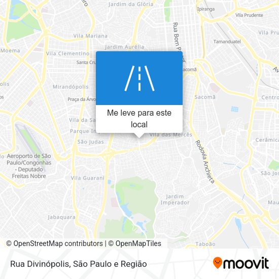 Rua Divinópolis mapa