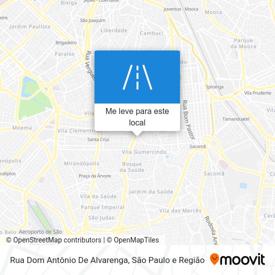 Rua Dom Antônio De Alvarenga mapa