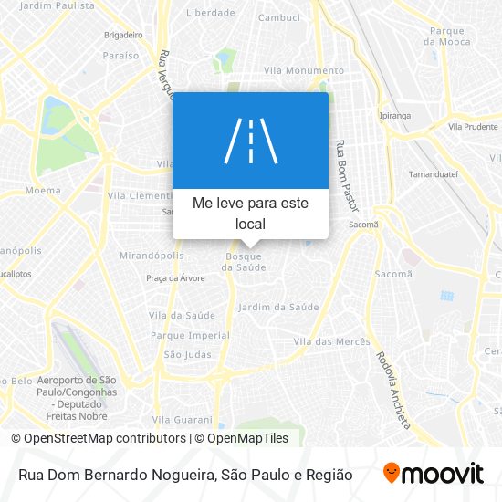 Rua Dom Bernardo Nogueira mapa