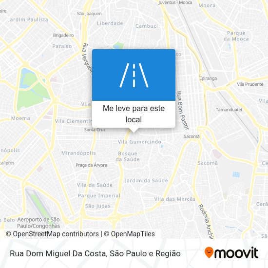 Rua Dom Miguel Da Costa mapa