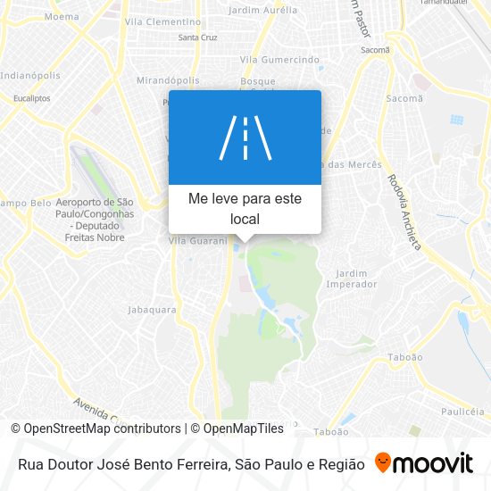 Rua Doutor José Bento Ferreira mapa