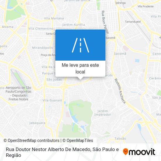 Rua Doutor Nestor Alberto De Macedo mapa