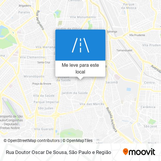 Rua Doutor Oscar De Sousa mapa