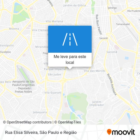 Rua Elisa Silveira mapa