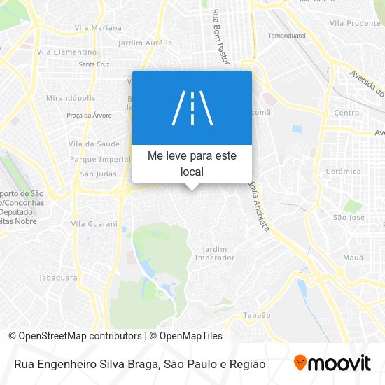 Rua Engenheiro Silva Braga mapa