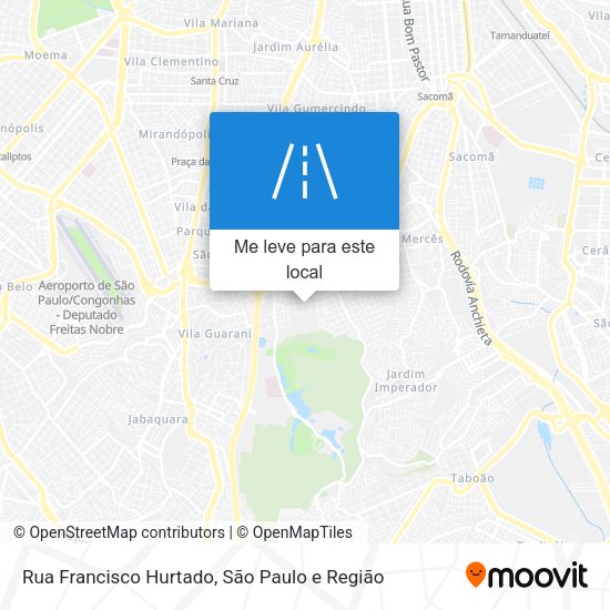 Rua Francisco Hurtado mapa
