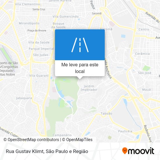 Rua Gustav Klimt mapa