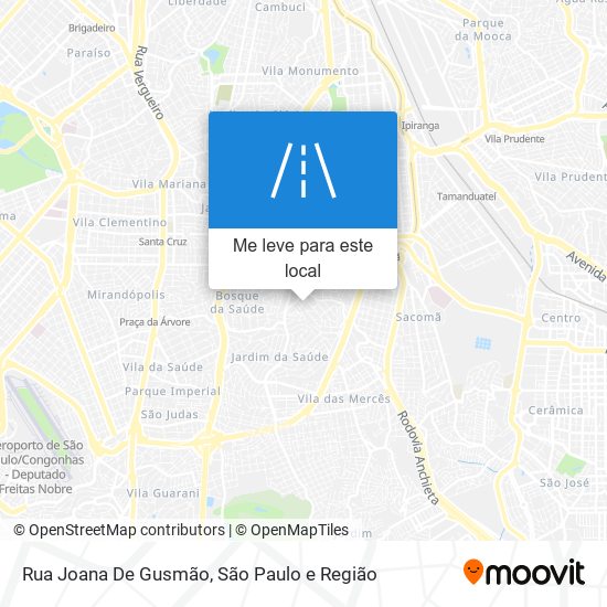 Rua Joana De Gusmão mapa