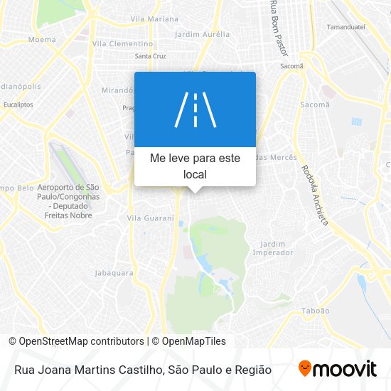 Rua Joana Martins Castilho mapa