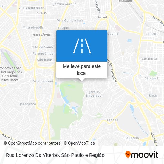 Rua Lorenzo Da Viterbo mapa