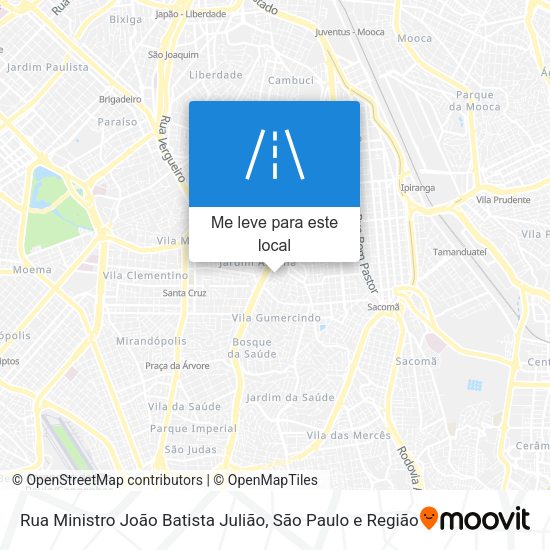 Rua Ministro João Batista Julião mapa
