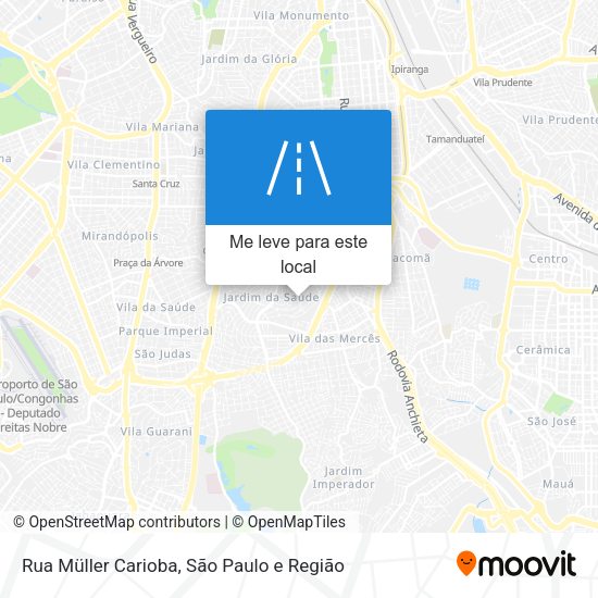 Rua Müller Carioba mapa