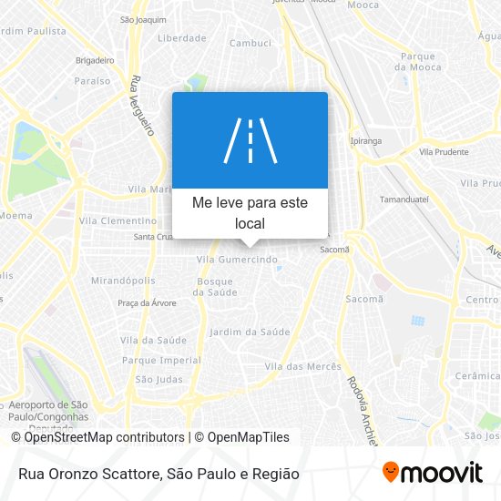 Rua Oronzo Scattore mapa