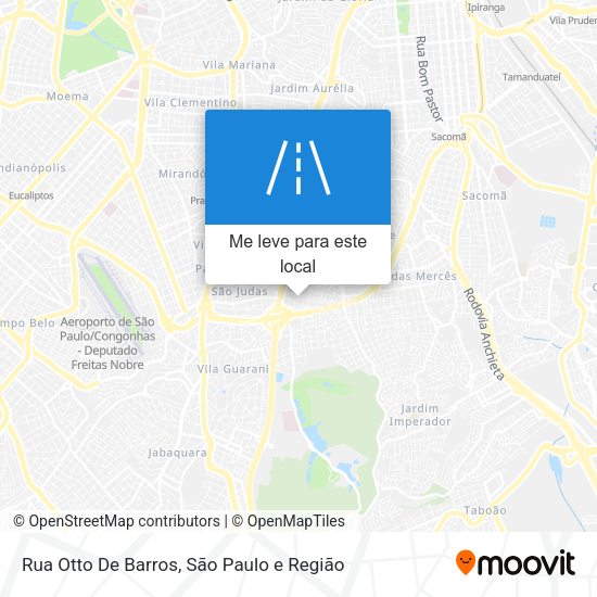 Rua Otto De Barros mapa