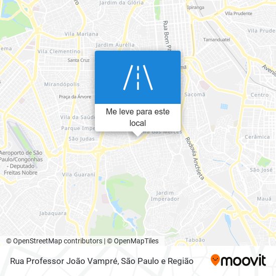 Rua Professor João Vampré mapa