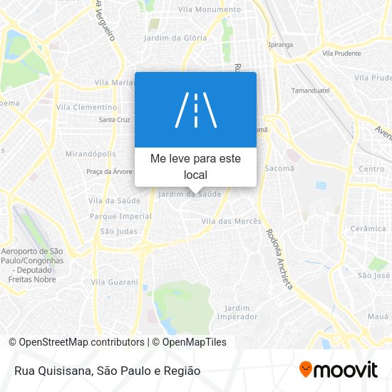 Rua Quisisana mapa