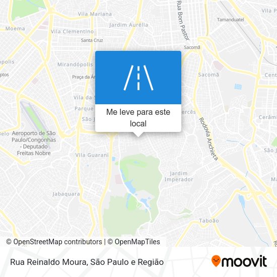 Rua Reinaldo Moura mapa