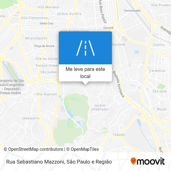 Rua Sebastiano Mazzoni mapa