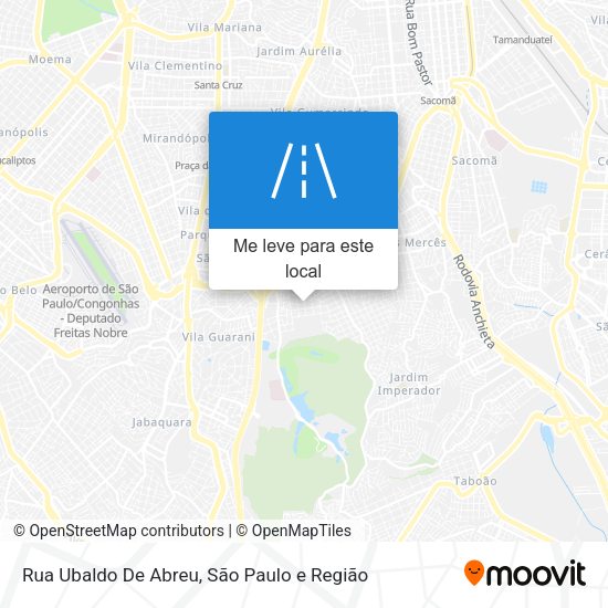 Rua Ubaldo De Abreu mapa