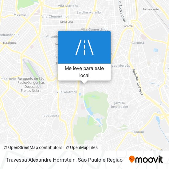 Travessa Alexandre Hornstein mapa