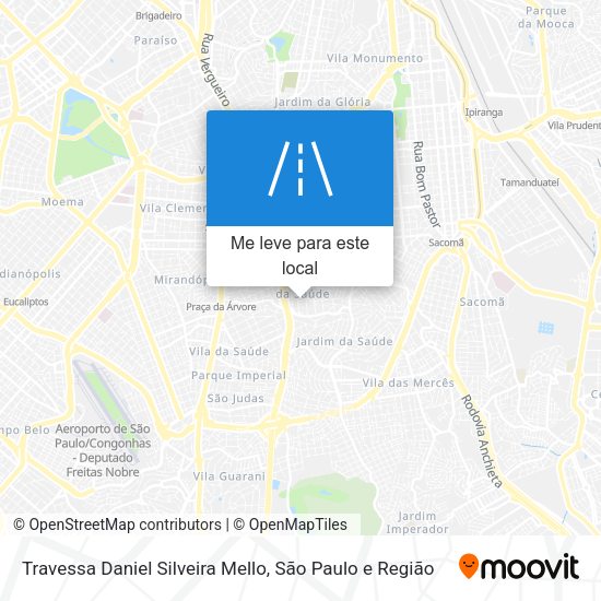 Travessa Daniel Silveira Mello mapa