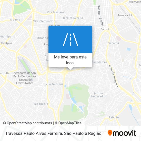 Travessa Paulo Alves Ferreira mapa