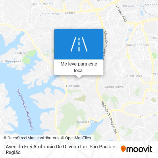 Avenida Frei Ambrósio De Oliveira Luz mapa