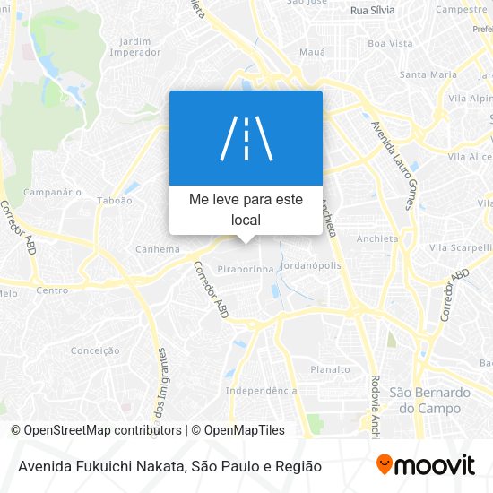 Avenida Fukuichi Nakata mapa