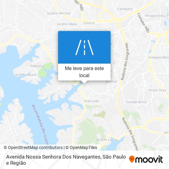 Avenida Nossa Senhora Dos Navegantes mapa