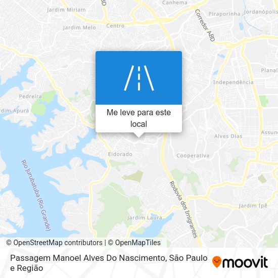 Passagem Manoel Alves Do Nascimento mapa