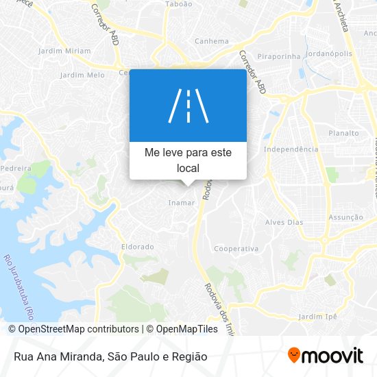 Rua Ana Miranda mapa