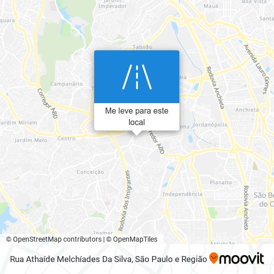 Rua Athaíde Melchíades Da Silva mapa