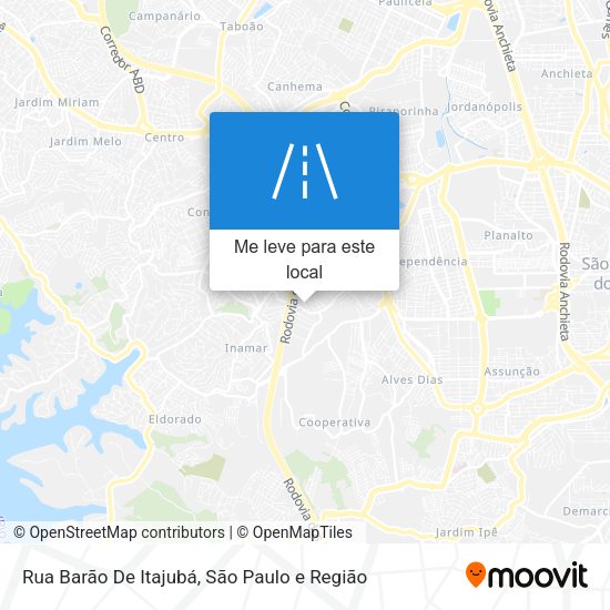Rua Barão De Itajubá mapa
