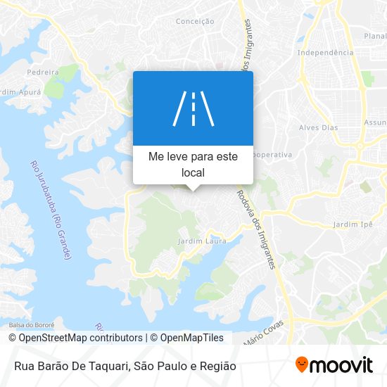 Rua Barão De Taquari mapa