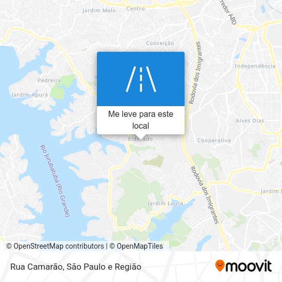 Rua Camarão mapa