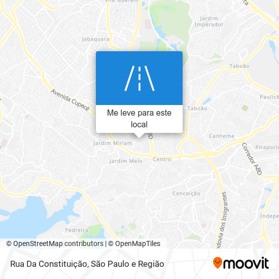 Rua Da Constituição mapa