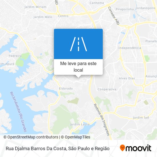 Rua Djalma Barros Da Costa mapa