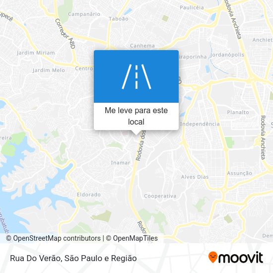 Rua Do Verão mapa