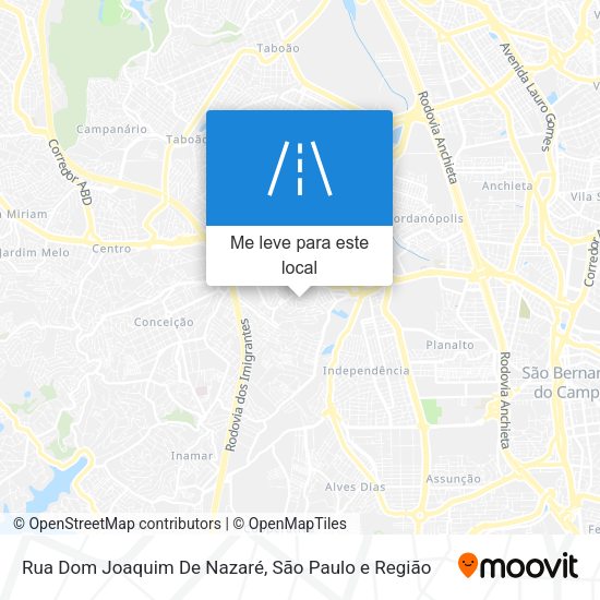 Rua Dom Joaquim De Nazaré mapa