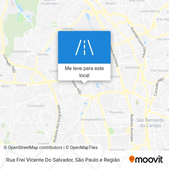 Rua Frei Vicente Do Salvador mapa