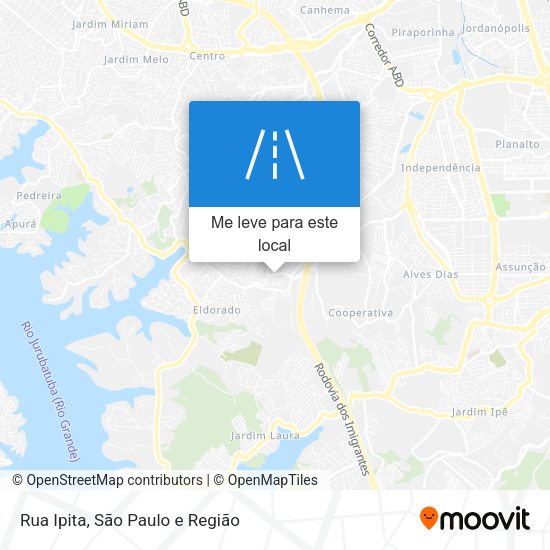Rua Ipita mapa