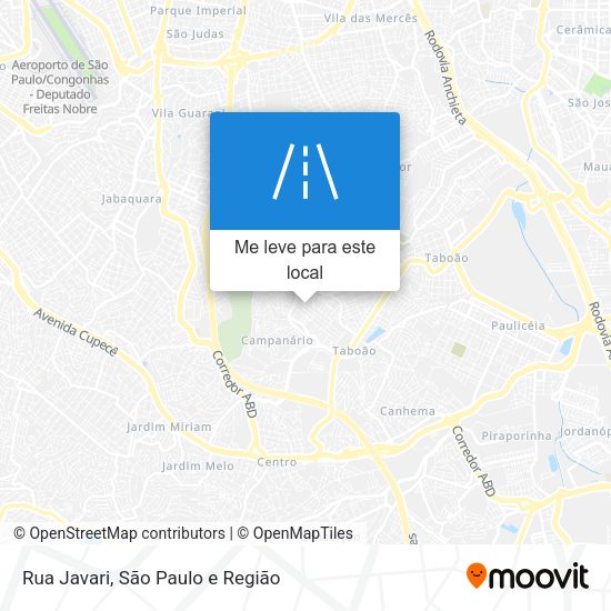 Rua Javari mapa